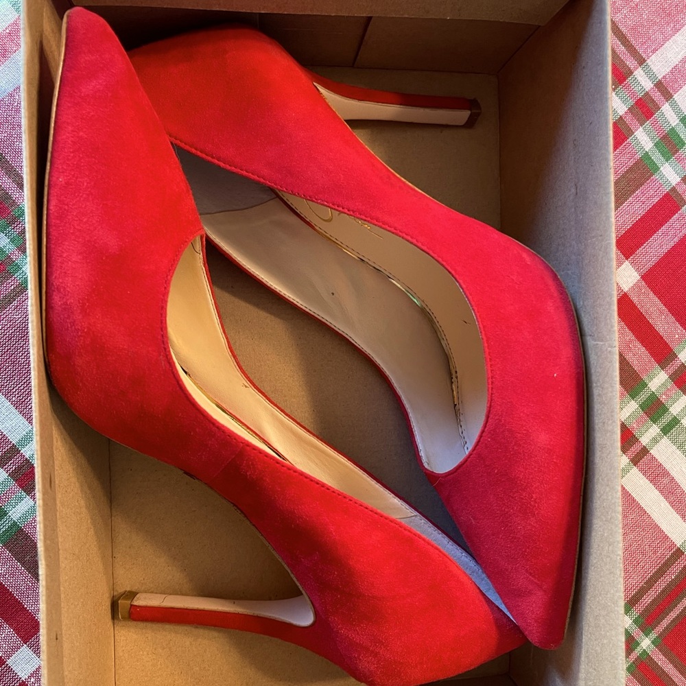 Elegant Red Women's Heels